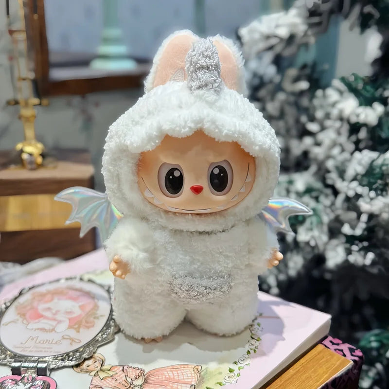 New for Labubu V1 V2 V3 Clothes Vinyl Baby Clothes Lucky Loyalty Trendy Cool Strap Pants Diy Accessories Gift Customization Doll