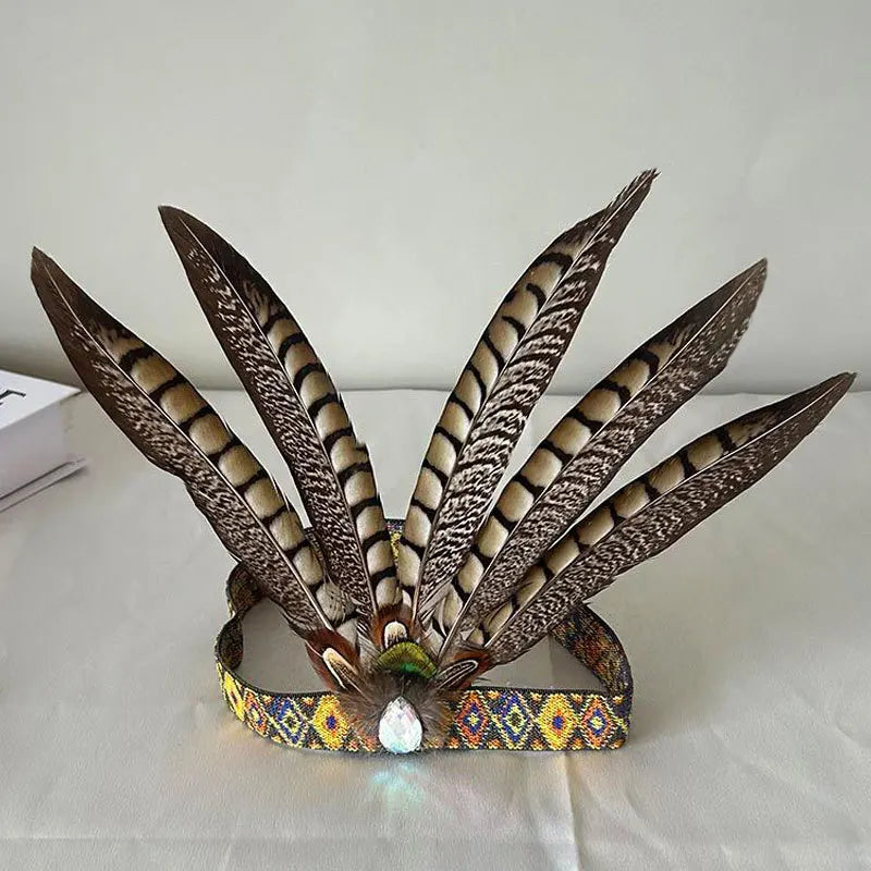 58Cm Doll Clothing Accessories Labubu Leader Zimomo Dog Tooth Necklace Diy Pheasant Tail Headwear Apron