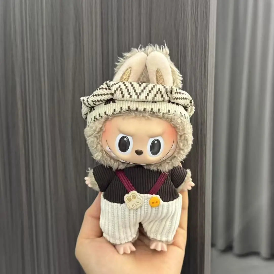 17Cm Labubu Doll'S Clothes the Monster Outfit Accessories Clothing DIY Kids Gift Kuromi Dress Purple Cool Girls Hair Band
