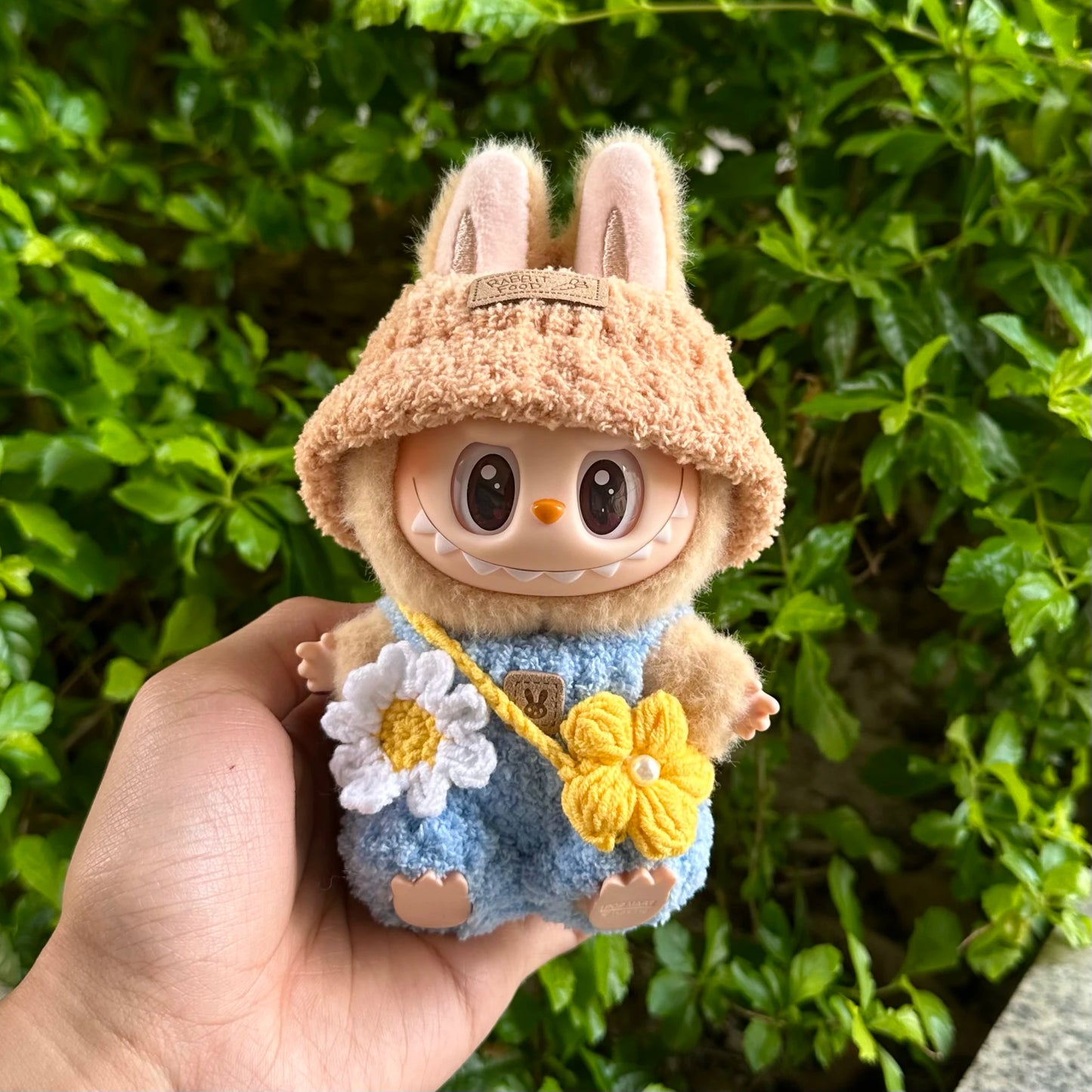 New for Labubu V1 V2 V3 Clothes Vinyl Baby Clothes Lucky Loyalty Trendy Cool Strap Pants Diy Accessories Gift Customization Doll