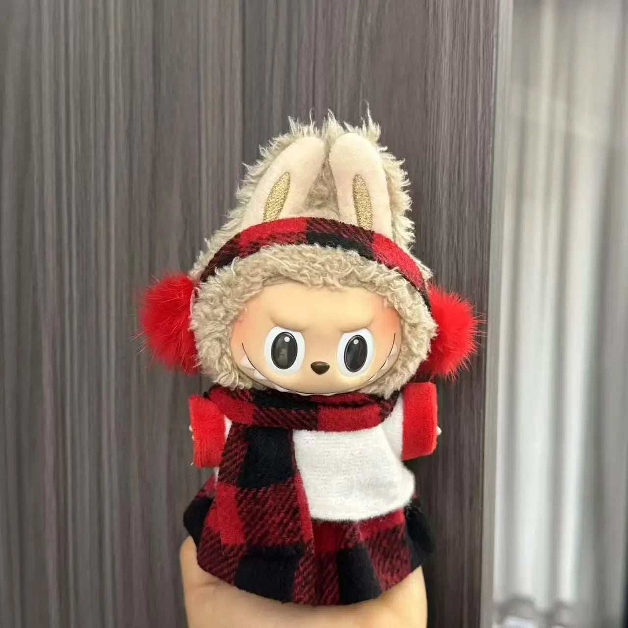 17Cm Labubu Doll'S Clothes the Monster Outfit Accessories Clothing DIY Kids Gift Kuromi Dress Purple Cool Girls Hair Band