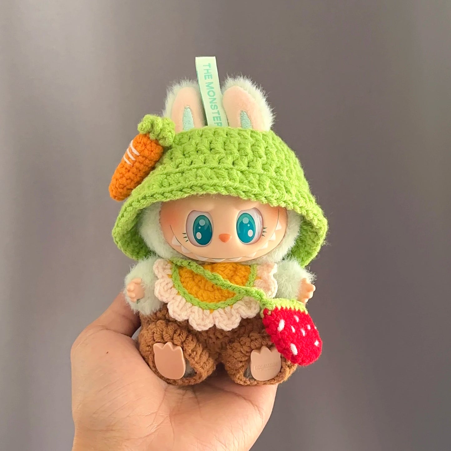 New for Labubu V1 V2 V3 Clothes Vinyl Baby Clothes Lucky Loyalty Trendy Cool Strap Pants Diy Accessories Gift Customization Doll