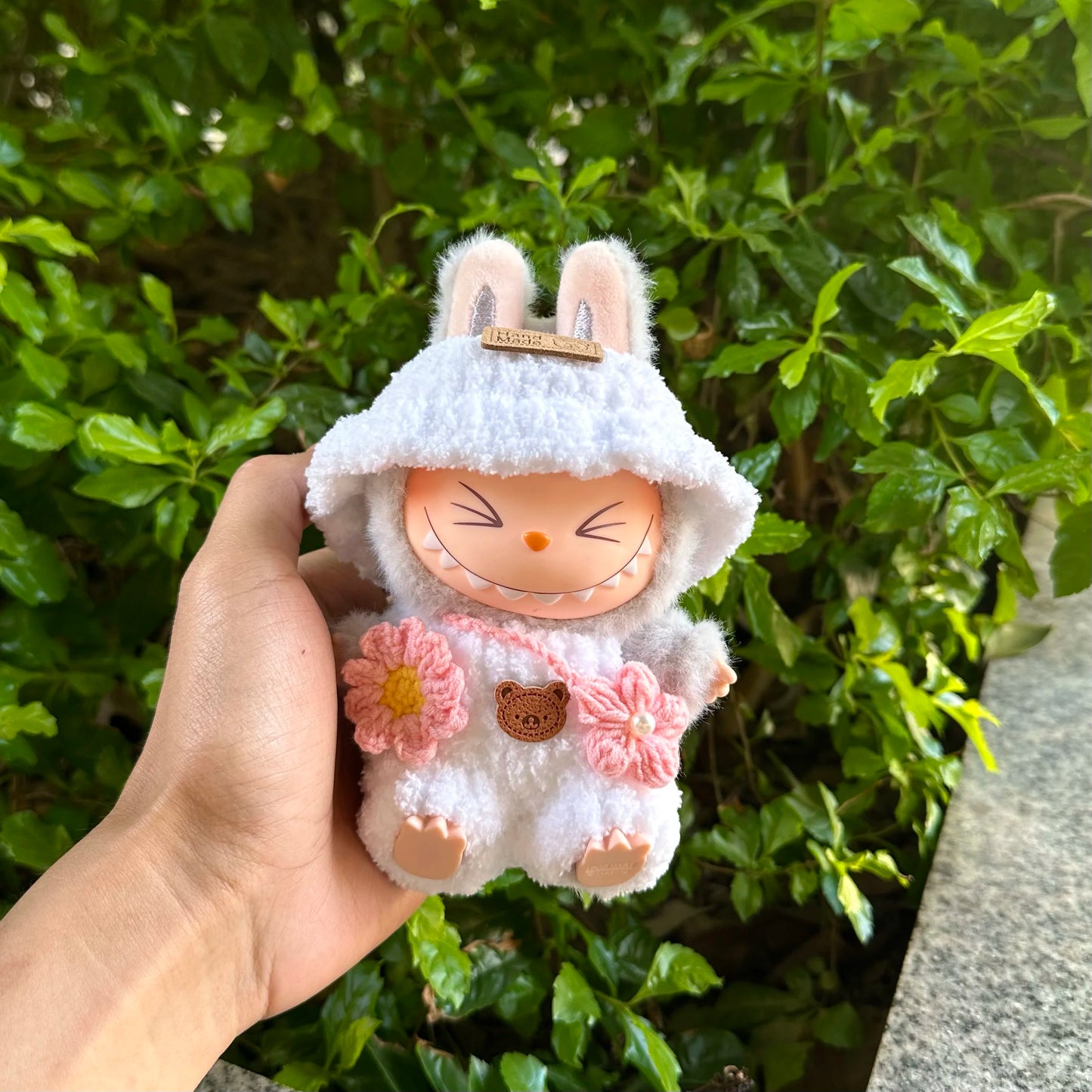 New for Labubu V1 V2 V3 Clothes Vinyl Baby Clothes Lucky Loyalty Trendy Cool Strap Pants Diy Accessories Gift Customization Doll