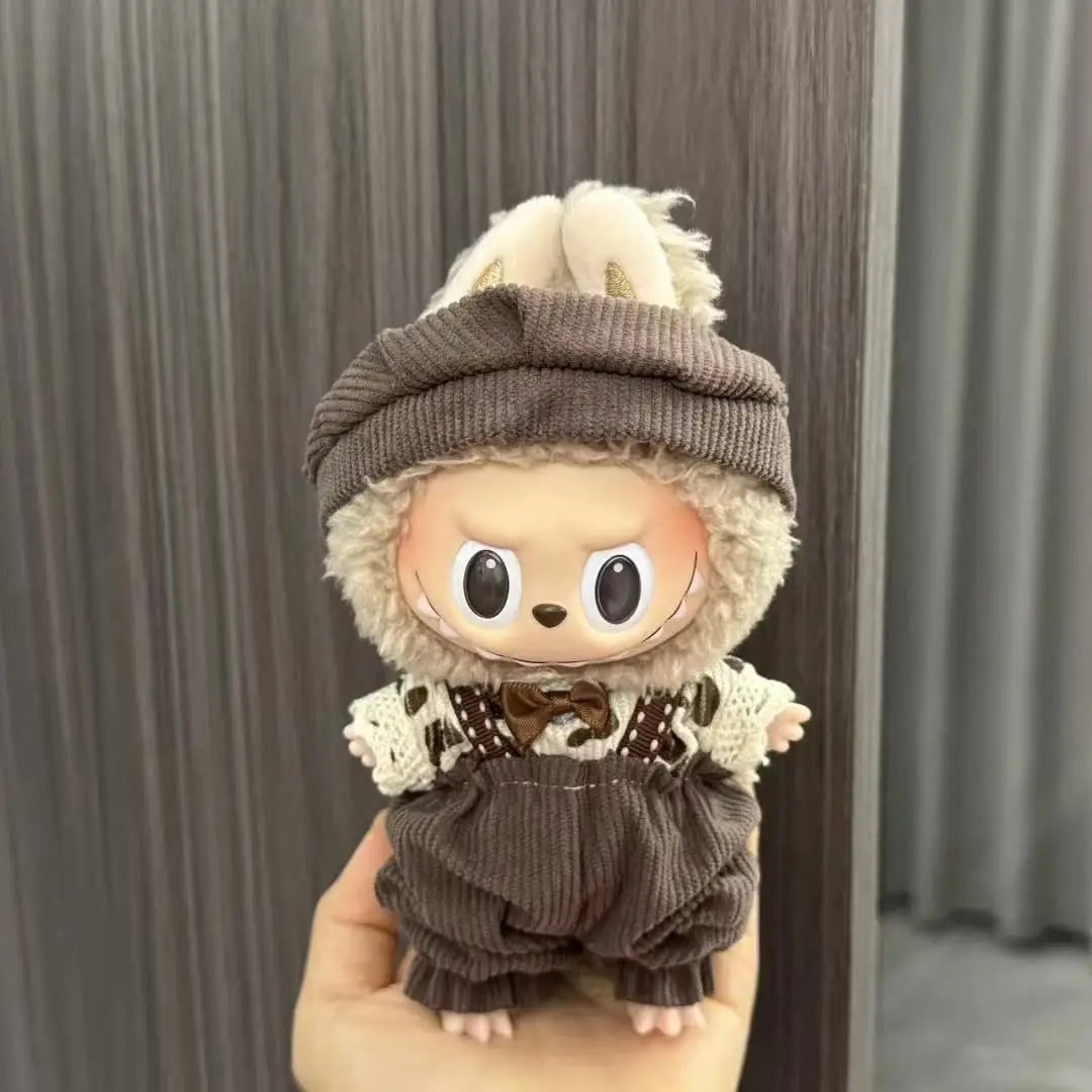 17Cm Labubu Doll'S Clothes the Monster Outfit Accessories Clothing DIY Kids Gift Kuromi Dress Purple Cool Girls Hair Band