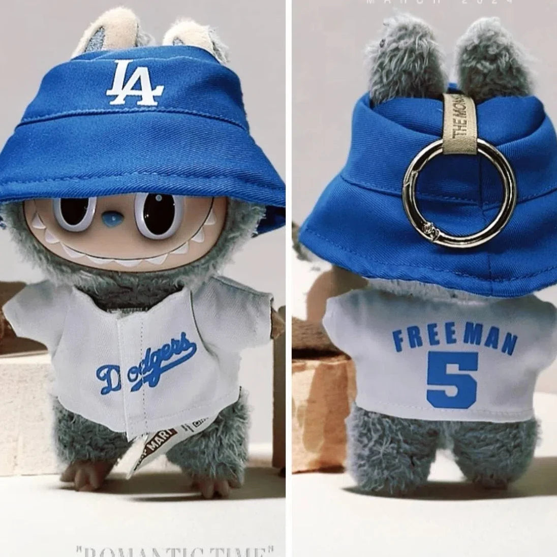 Hot Labubu Doll Clothes 15/17Cm Labubu Clothes Sitting Party Number 17 Baseball Clothes Children'S Diy Doll Accessories Gift