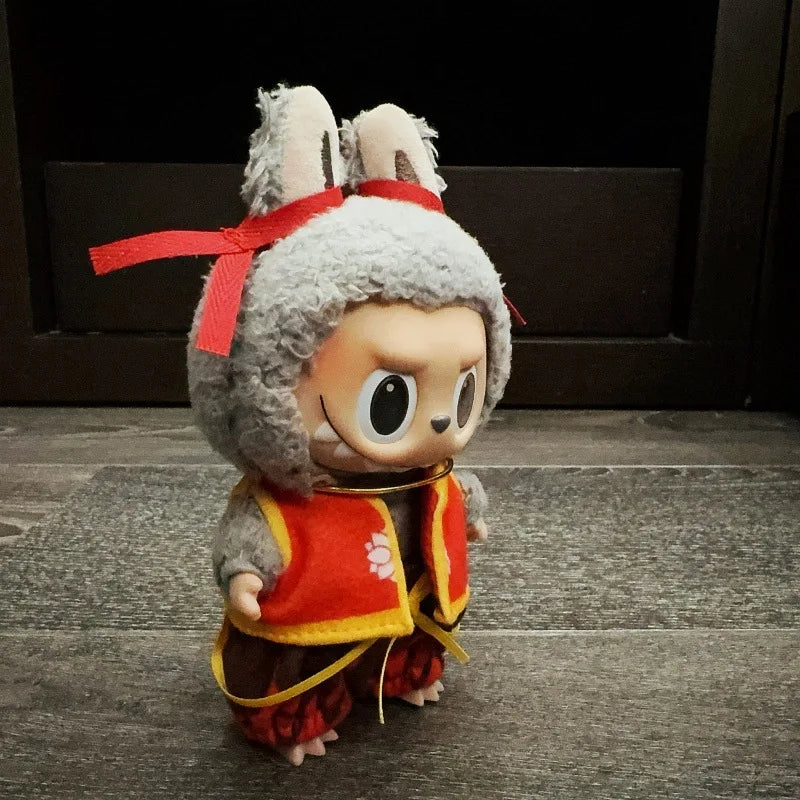 Labubu 17Cm Clothes II Idol Dolls Sitting Party the Monster Outfit Accessories Clothing DIY Gift Nezha Qiankun Circle EM01A