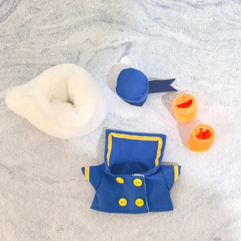 Labubu 17Cm Doll'S Clothes the Monster Labubu Outfit Accessories Clothing DIY Kids Gift Mickey Donald Duck Suit Shoes EF19I