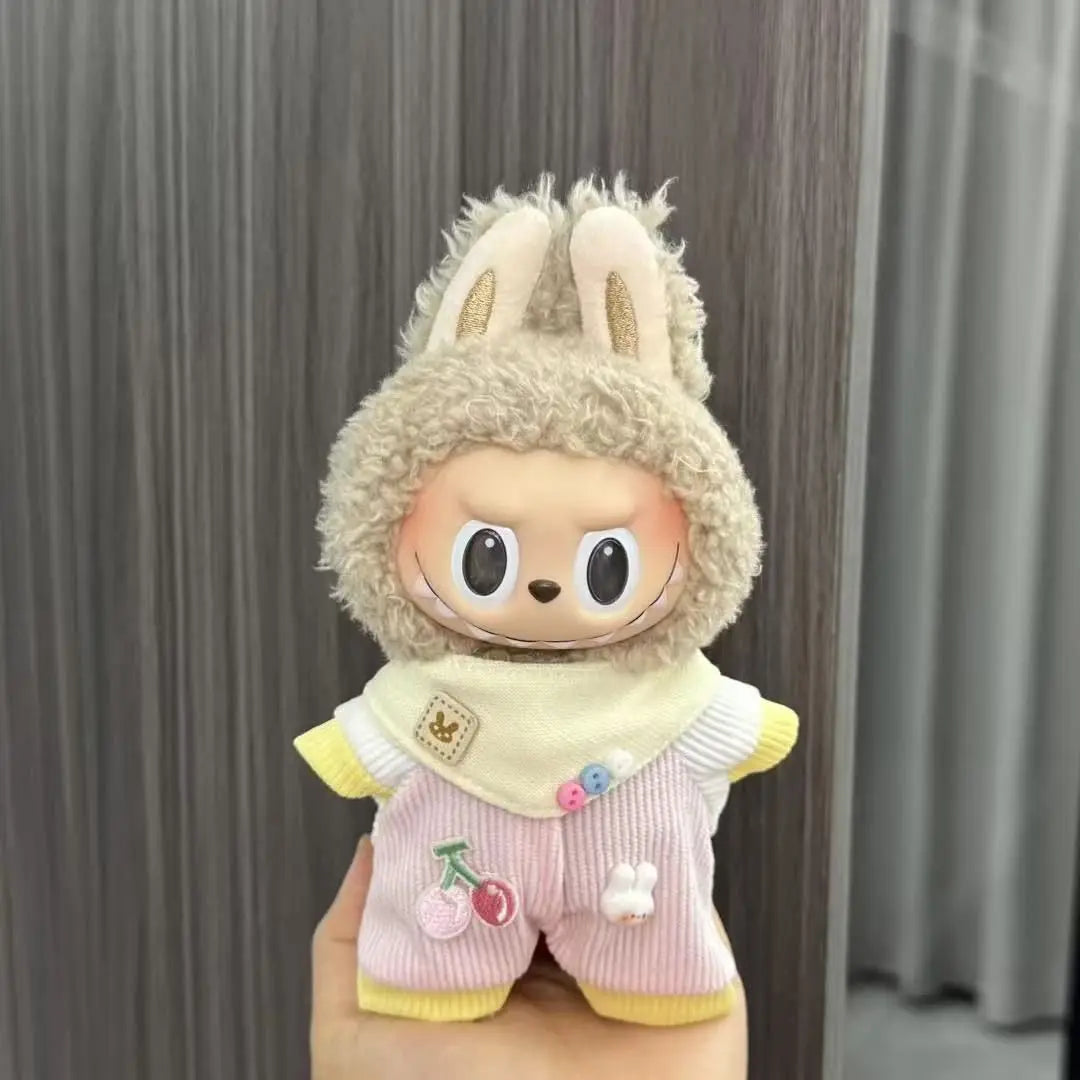 17Cm Labubu Doll'S Clothes the Monster Outfit Accessories Clothing DIY Kids Gift Kuromi Dress Purple Cool Girls Hair Band
