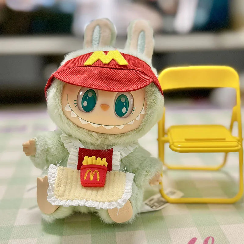 Labubu 17Cm Clothes II Idol Dolls Sitting Party the Monster Outfit Accessories Clothing DIY Gift Fashion Sweater Hoodie EE25M