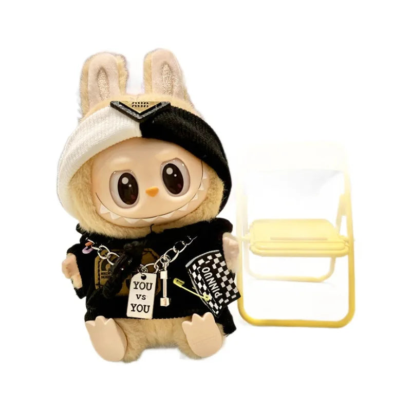 Labubu 17Cm Clothes II Idol Dolls Sitting Party the Monster Outfit Accessories Clothing DIY Gift Fashion Sweater Hoodie EE25M