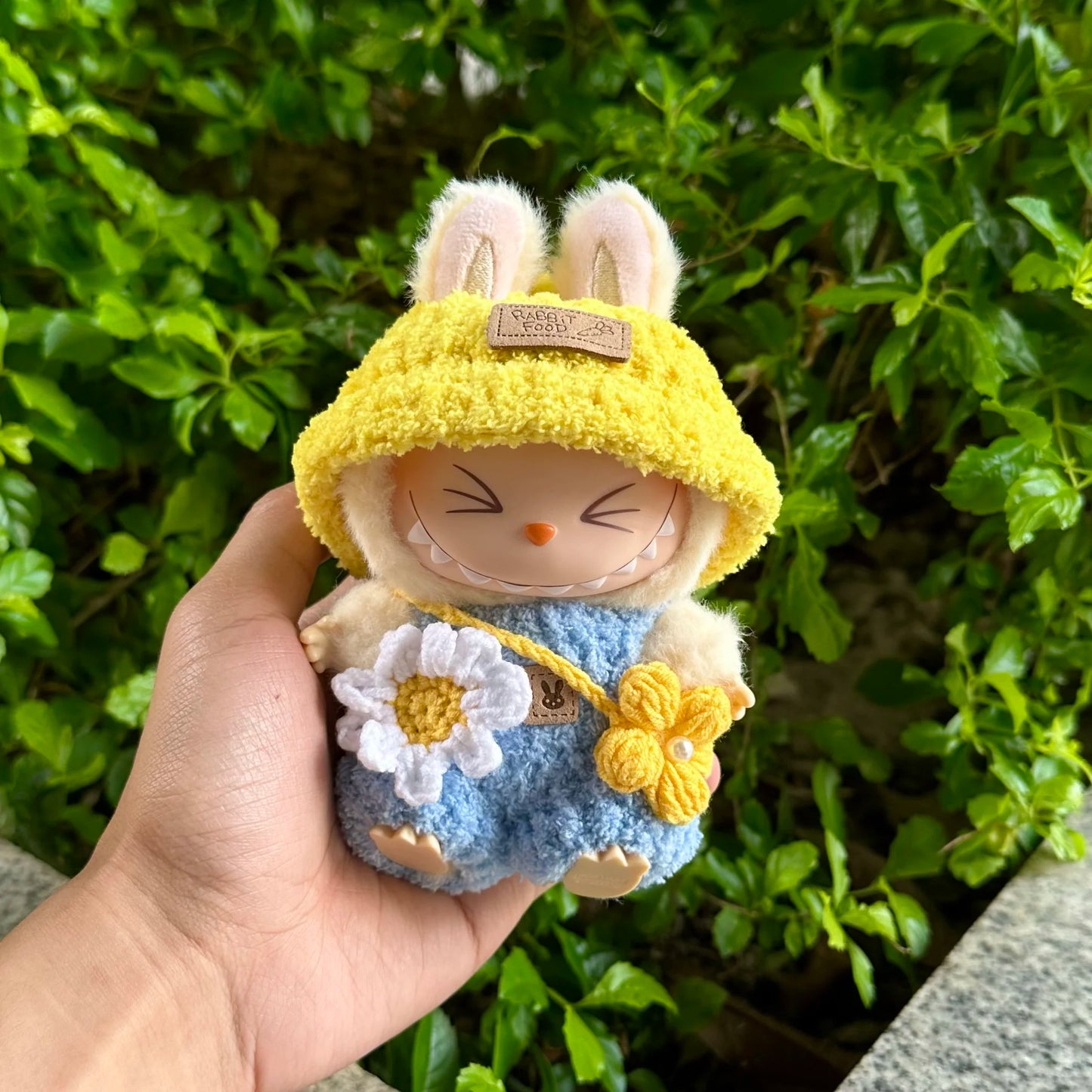 New for Labubu V1 V2 V3 Clothes Vinyl Baby Clothes Lucky Loyalty Trendy Cool Strap Pants Diy Accessories Gift Customization Doll
