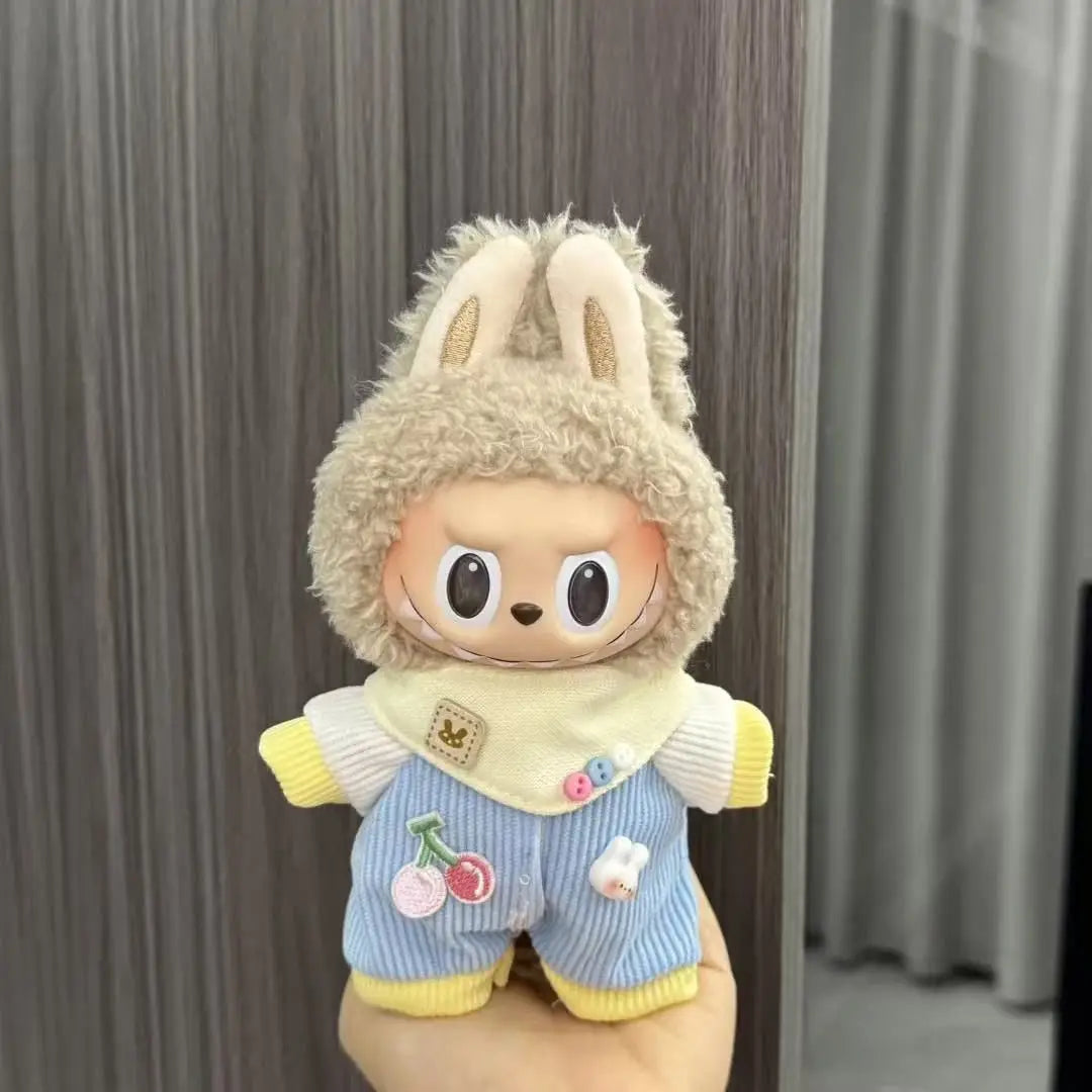17Cm Labubu Doll'S Clothes the Monster Outfit Accessories Clothing DIY Kids Gift Kuromi Dress Purple Cool Girls Hair Band