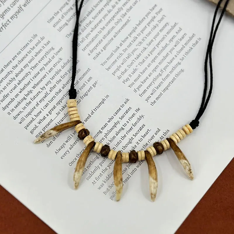 58Cm Doll Clothing Accessories Labubu Leader Zimomo Dog Tooth Necklace Diy Pheasant Tail Headwear Apron