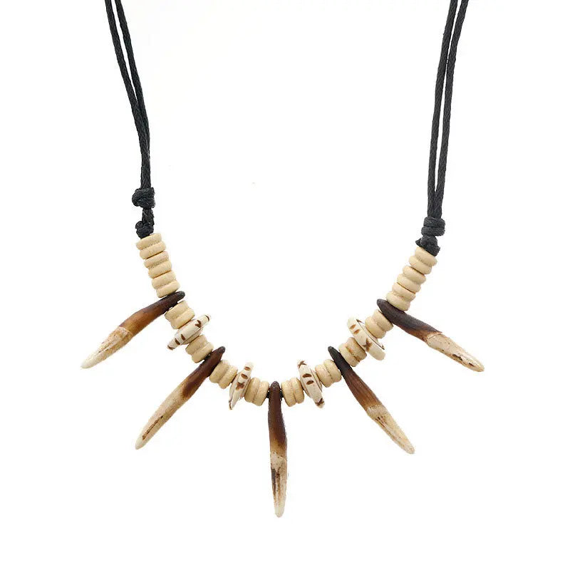 58Cm Doll Clothing Accessories Labubu Leader Zimomo Dog Tooth Necklace Diy Pheasant Tail Headwear Apron