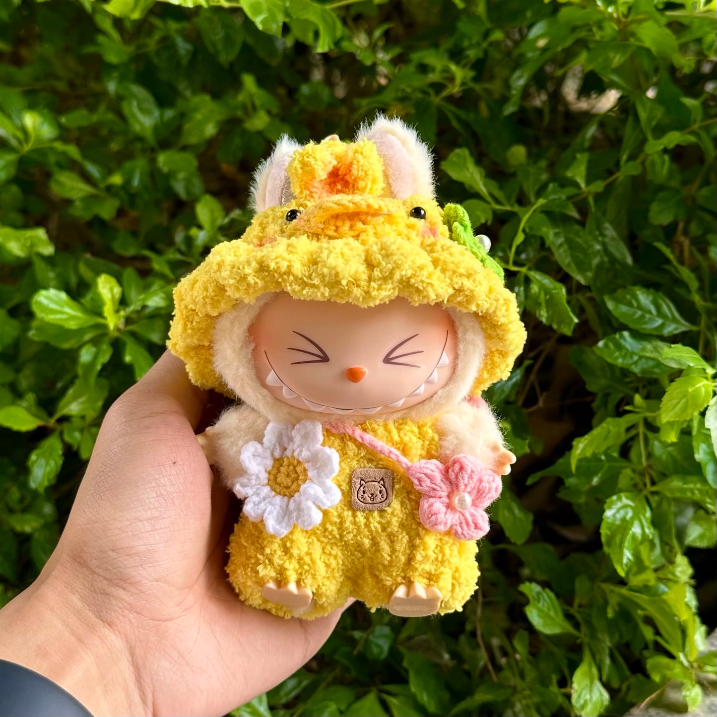 New for Labubu V1 V2 V3 Clothes Vinyl Baby Clothes Lucky Loyalty Trendy Cool Strap Pants Diy Accessories Gift Customization Doll