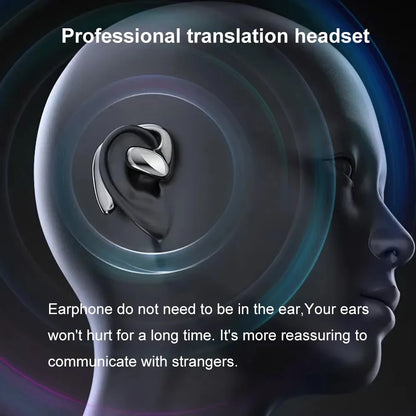"M8 Wireless Translator Earbuds – 144 Language Real-Time Translation, Bluetooth 5.1 Smart Earphones for Travel/Business