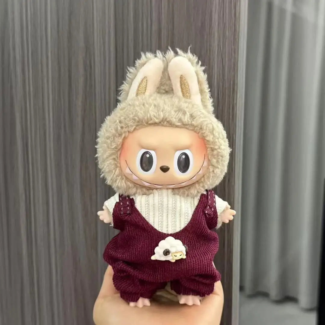 17Cm Labubu Doll'S Clothes the Monster Outfit Accessories Clothing DIY Kids Gift Kuromi Dress Purple Cool Girls Hair Band