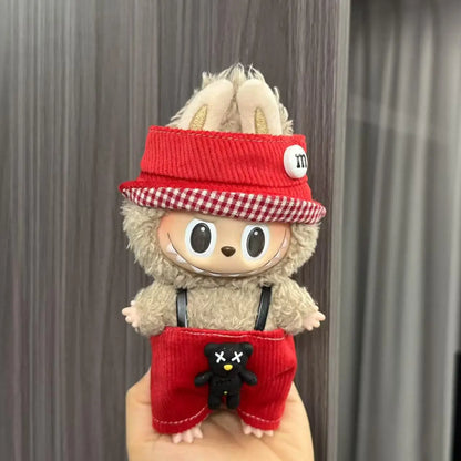 17Cm Labubu Doll'S Clothes the Monster Outfit Accessories Clothing DIY Kids Gift Kuromi Dress Purple Cool Girls Hair Band