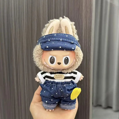 17Cm Labubu Doll'S Clothes the Monster Outfit Accessories Clothing DIY Kids Gift Kuromi Dress Purple Cool Girls Hair Band
