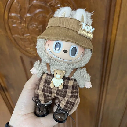 17Cm Labubu Doll'S Clothes the Monster Outfit Accessories Clothing DIY Kids Gift Kuromi Dress Purple Cool Girls Hair Band