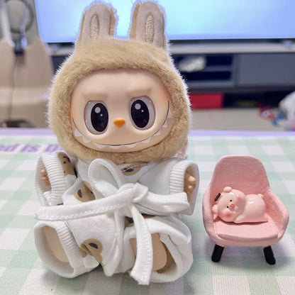 Labubu 17Cm Clothes II Idol Dolls Sitting Party the Monster Outfit Accessories Clothing DIY Gift Fashion Sweater Hoodie EE25M