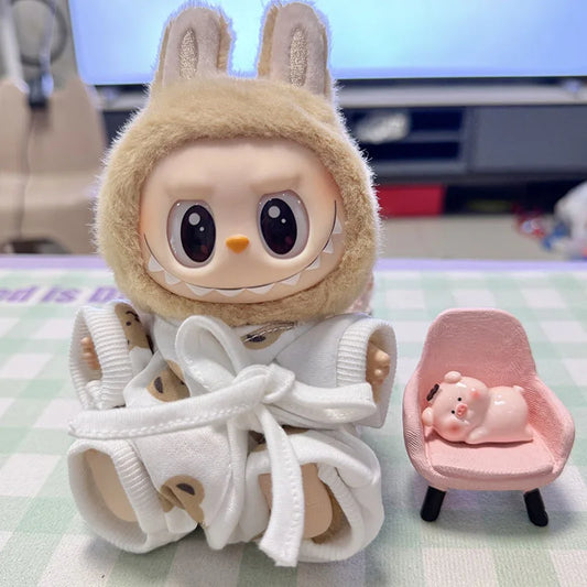 Labubu 17Cm Clothes II Idol Dolls Sitting Party the Monster Outfit Accessories Clothing DIY Gift Fashion Sweater Hoodie EE25M
