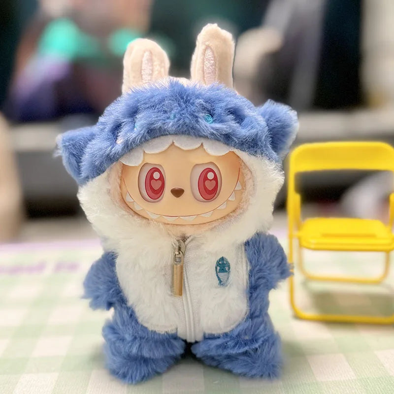 Labubu 17Cm Clothes II Idol Dolls Sitting Party the Monster Outfit Accessories Clothing DIY Gift Fashion Sweater Hoodie EE25M