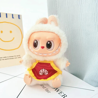 Labubu 17Cm Clothes II Idol Dolls Sitting Party the Monster Outfit Accessories Clothing DIY Gift Nezha Qiankun Circle EM01A