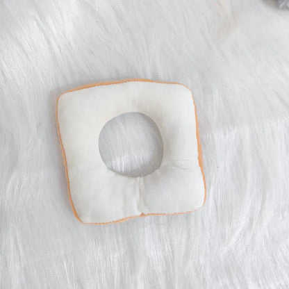 17Cm Cute Mini Plush Doll'S Clothes Outfit Accessories Labubu Clothing DIY Kid Gift Sea Bream Grilled Bread Baby Clothes HAT