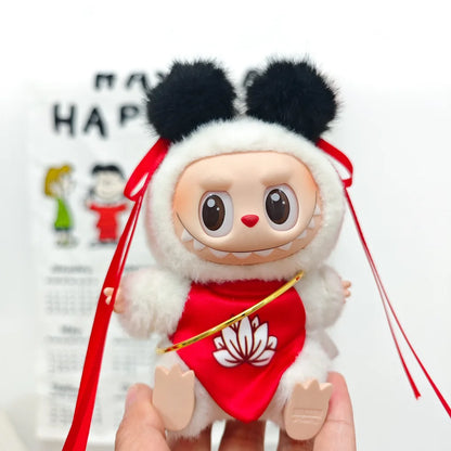 Labubu 17Cm Clothes II Idol Dolls Sitting Party the Monster Outfit Accessories Clothing DIY Gift Nezha Qiankun Circle EM01A