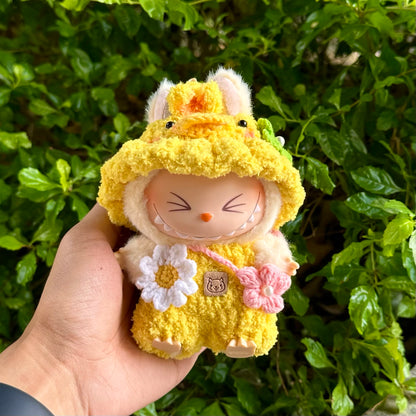 New for Labubu V1 V2 V3 Clothes Vinyl Baby Clothes Lucky Loyalty Trendy Cool Strap Pants Diy Accessories Gift Customization Doll